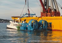 AP1-88 hovercraft with Hoverwest -  (credit: The <a href='http://www.hovercraft-museum.org/' target='_blank'>Hovercraft Museum Trust</a>).